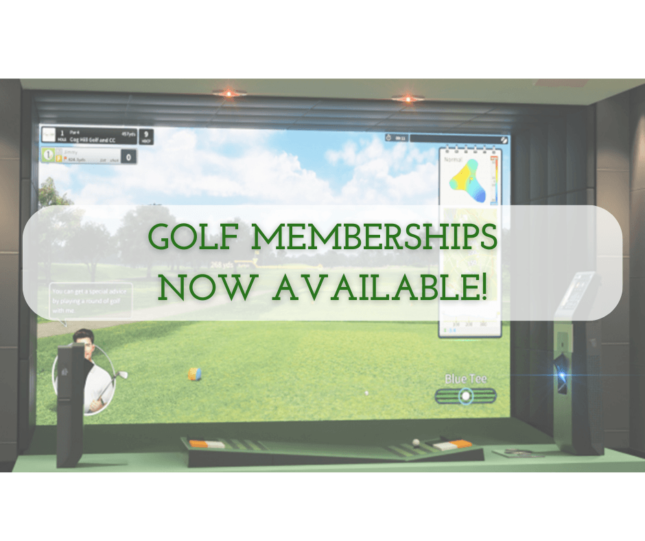Golf Memberships Now Available