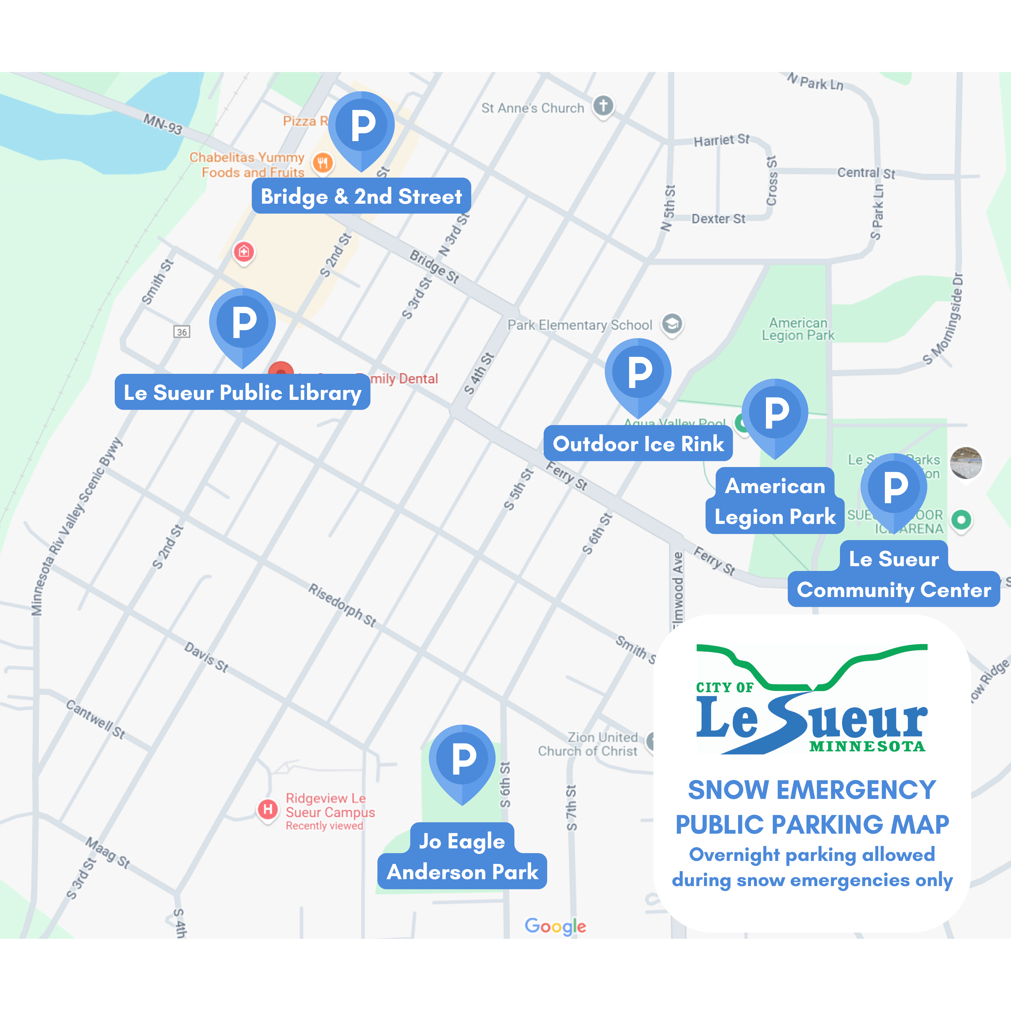 Snow Emergency Parking Map