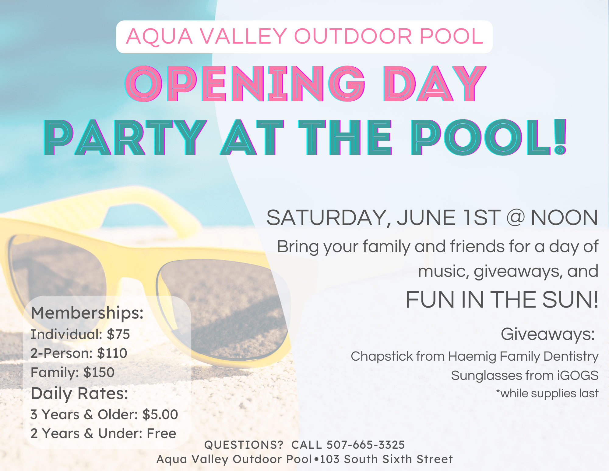 Opening Day Party at the Pool 2024
